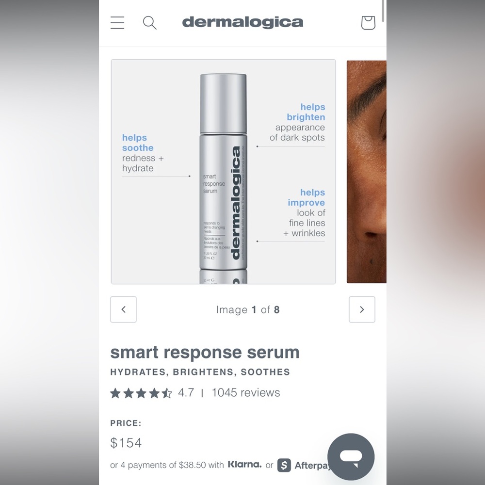 Dermalogica Smart Response Serum - White and Silver